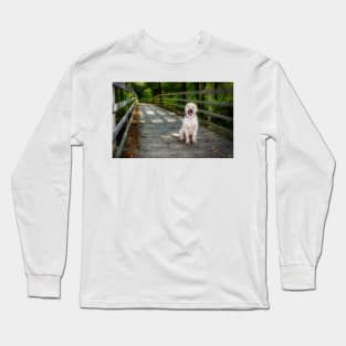 Happy Dog On The Trail 1 Long Sleeve T-Shirt